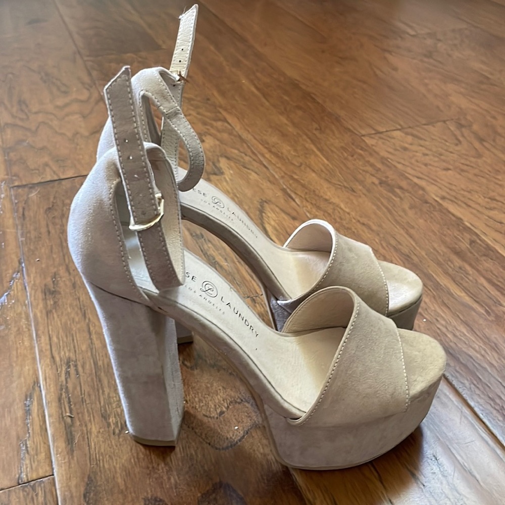 Chinese Laundry Platform Block Heel